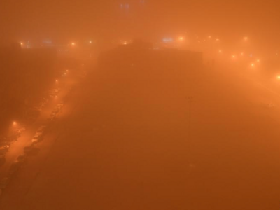 蒙古国气象部门再次发出沙尘暴和暴风雪天气预警