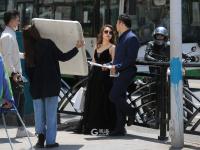 定格幸福时光！各地新人扎堆来青拍婚纱照