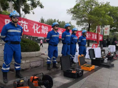李沧区举行“5·12”全国防灾减灾日宣传活动