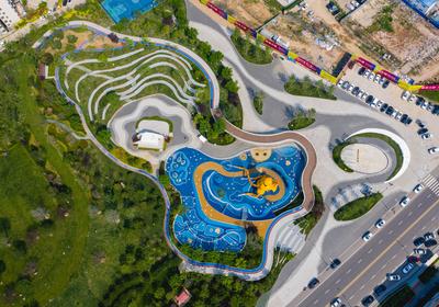 大卢河入海口、城市阳台…西海岸隐珠街道20张美图，约么