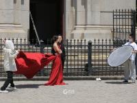 定格幸福时光！各地新人扎堆来青拍婚纱照