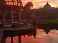 错过刷爆朋友圈的火烧云？来这欣赏吧！