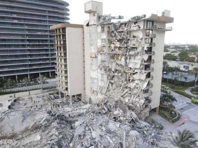 美国佛罗里达州公寓楼坍塌事件死亡人数升至9人，仍有150多人下落不明