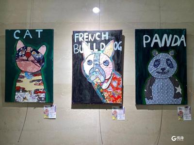 童眼看青岛点亮太平角 “有色”不同艺术展开幕