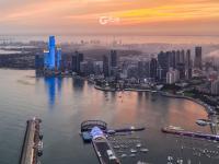 大片来袭！浮山湾畔的灿烂云霞，爱了！