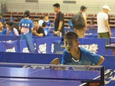 青岛市第五届运动会乒乓球比赛开赛
