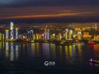 大片来袭！浮山湾畔的灿烂云霞，爱了！