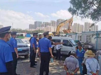 违建零容忍！李沧区一举拆除6000平方米违建群