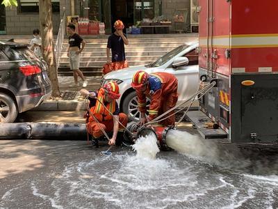 增援郑州抢险，青岛消防鏖战3天救援排涝约7.9万立方米