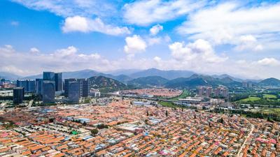 惊艳！航拍视角带你看青岛这一村庄美景