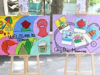 平面、综绘、新材料……百幅儿童画描绘夏日青岛