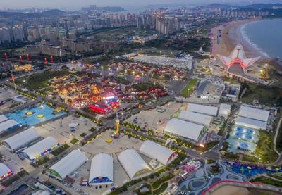 金沙滩啤酒城准备的咋样了？剧透镜头来了