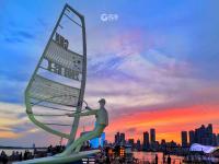 大片来袭！浮山湾畔的灿烂云霞，爱了！