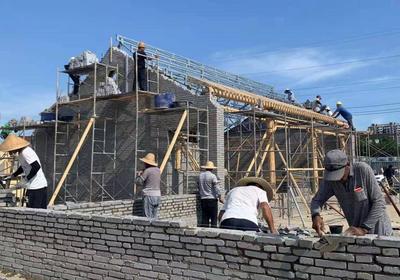 40集电视剧《胯骨轴子胡同》在胶州搭建影视基地