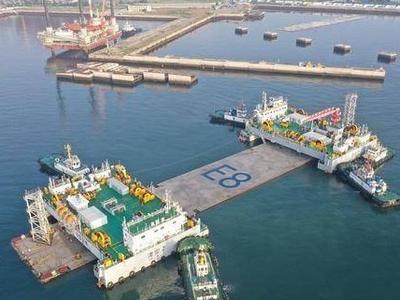 40天3个6万吨沉管精准安装，驻青央企再创国内沉管安装“新速度”！