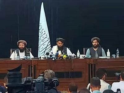 阿富汗塔利班举行进入喀布尔后的首次记者会：不想重复任何战争