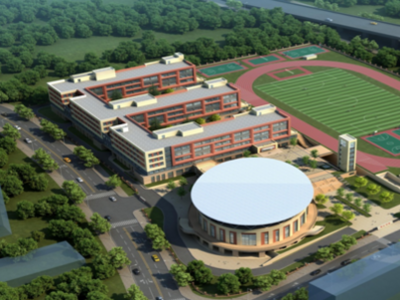 预计2022年9月投用！李沧区枣山路中学项目主体封顶