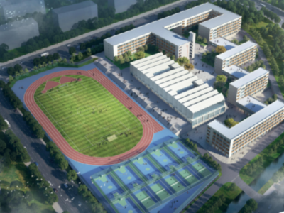 60班制！即墨区二十八中东校区进入主体施工阶段