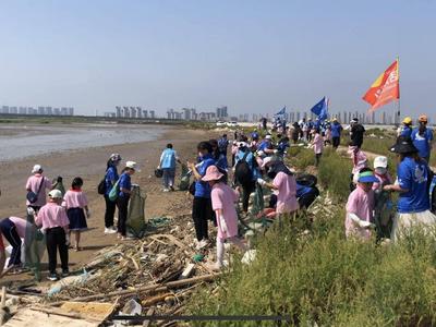 守护美丽海岸线！今天他们在大沽河入海口做了这件事……
