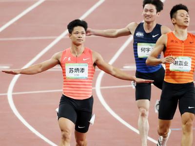 9秒95！中秋之夜，苏炳添和全运会百米金牌团圆了