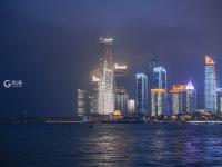 奥帆中心+大海+月色，真香！|云游青岛