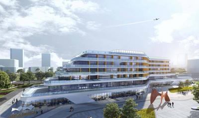 效果图来了！青岛空港综合保税展示交易中心、胶州临空商务中心二项目控规出炉