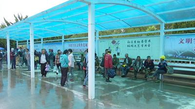 “工夫市”不再在马路上“漂泊”！胶州长途汽车总站附近新建零工市场