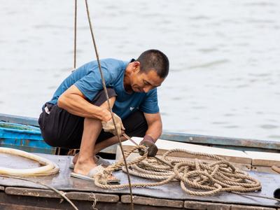 蓝天白云宜出海，仰口渔港金秋第一网正式开撒！| 出发，赶海人！④