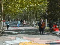 散个步都是满满的爱！实拍太平角公园“爱心马路”