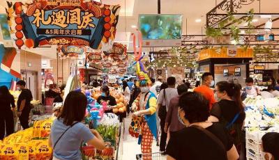 国庆黄金周，青岛十大重点商贸监测企业“卖了”将近十个亿