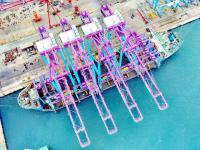 粉色岸桥即将上线营业！中国制造现身卡塔尔港口