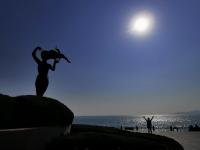 灯塔+木槿、紫薇……小青岛美呆了！