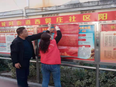 城阳区广泛开展“法治政府建设示范市”创建宣传活动