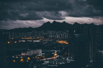 惊艳多图实拍：晚霞与夜幕下的青岛