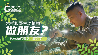 回放|怎样和野生动植物“做朋友”？这位80后青岛小哥有答案