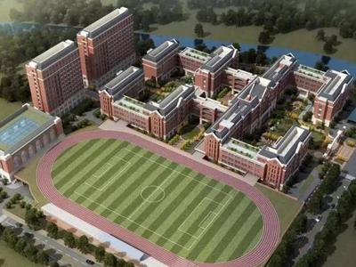 2400个学位！西海岸新区城南高级中学项目已进入装饰安装施工阶段