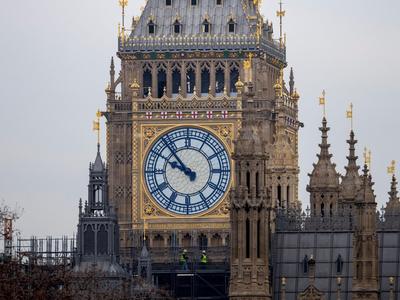 时隔4年，英国伦敦大本钟新年前夕正式复工