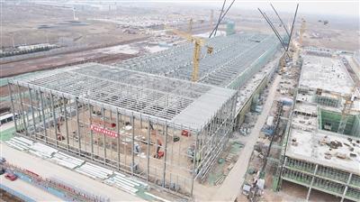 奇瑞汽车青岛基地：四大车间主体完工