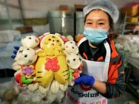 萌宠级别不忍下口！“虎妞”花馍迎新春