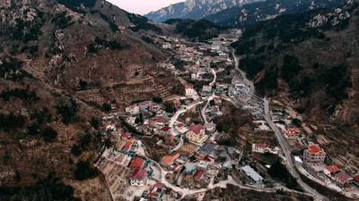 藏在崂山里300年！航拍“神秘”的竹窝村