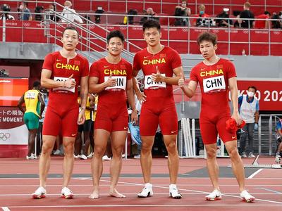 英国队东京奥运会4X100米接力成绩取消，中国队有望递补获铜牌