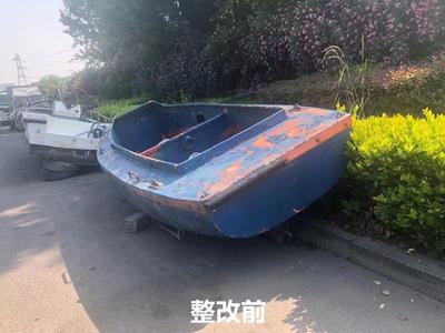 记者回访|“霸道”小船被清理  道路畅通无阻