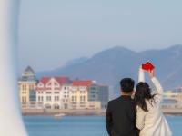 海边晚霞有多美？早春风光“天花板”来了