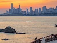 海边晚霞有多美？早春风光“天花板”来了