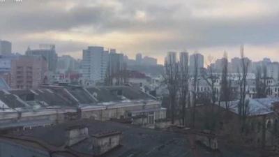 基辅市中心传出多次巨大爆炸声