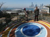 在这里拍摄别样前海大片，这处山中瞭望台一般人我不告诉