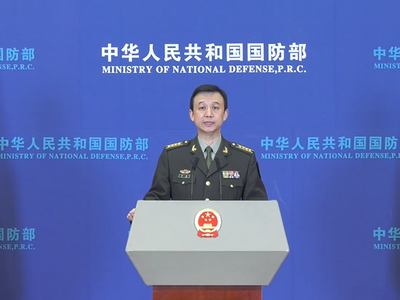 国防部：中方敦促美方立即撤销对台军售计划，停止美台军事联系