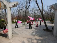 北山公园：春日健身好去处——口袋公园兜住“微幸福”③