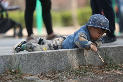 北山公园：春日健身好去处——口袋公园兜住“微幸福”③