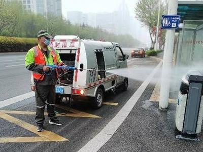 文明在身边 | 为城市环境添彩，“五一”期间青岛环卫系统2.3万名职工全员在岗